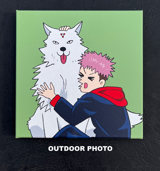 Yuji & Divine Dog Painting