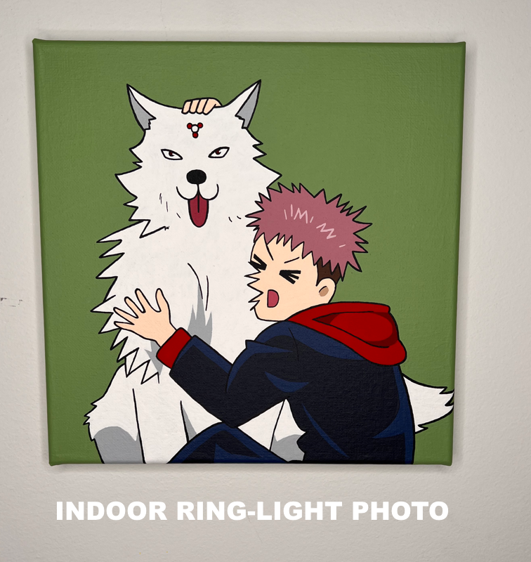 Yuji & Divine Dog Painting