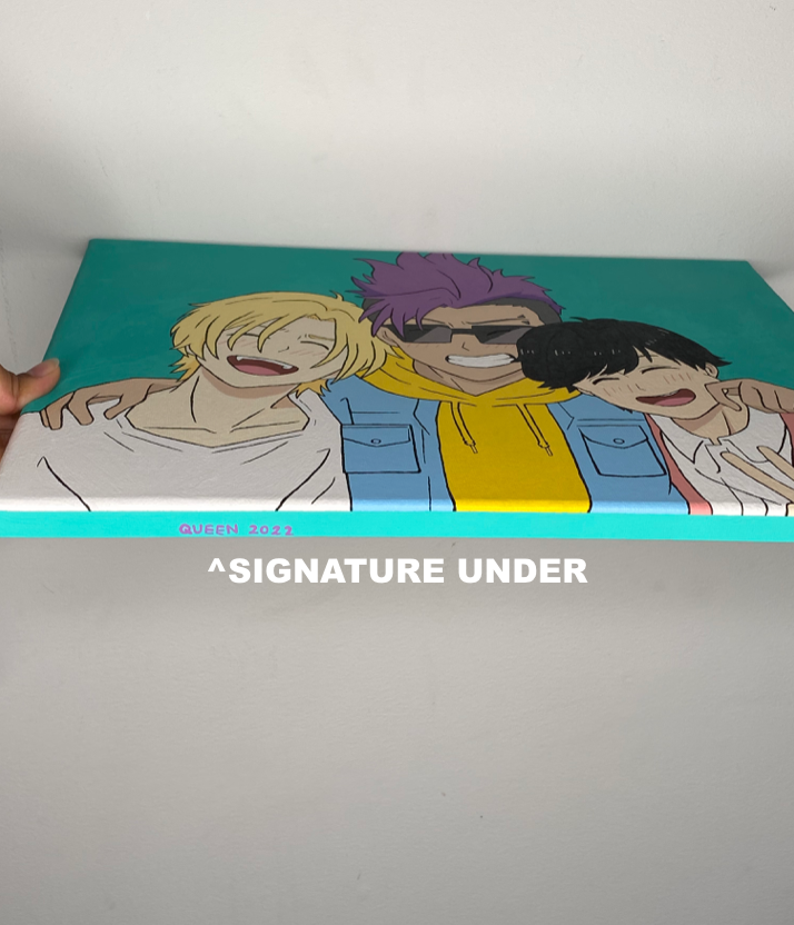 Banana Fish Boys Painting