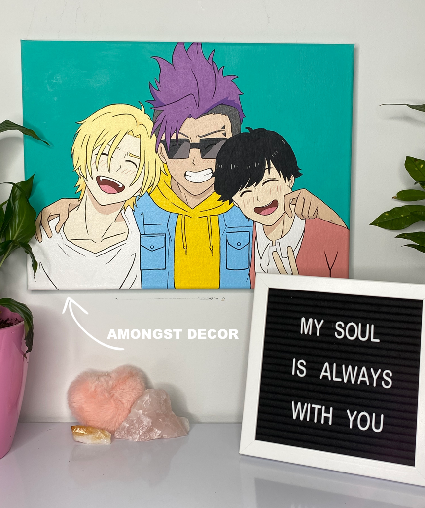 Banana Fish Boys Painting